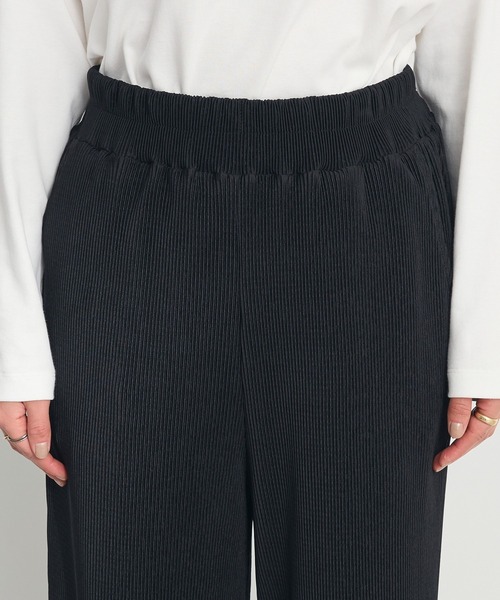 CRAFT STANDARD BOUTIQUE（クラフトスタンダードブティック）の「セルフカットイージープリーツパンツ ◆（その他パンツ・レディース・B/ブラック/A・M/L）」の21枚目の写真