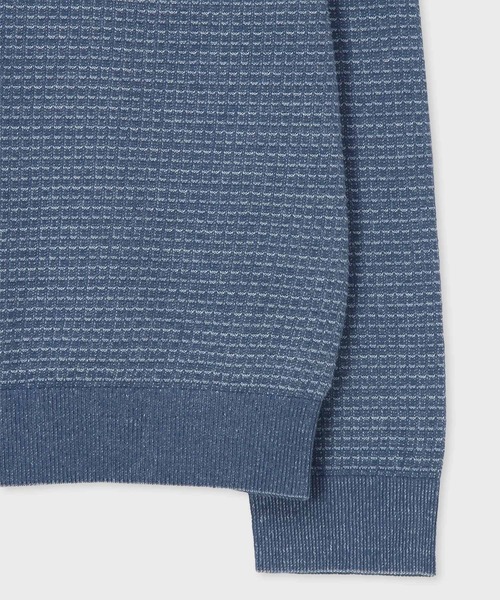 Paul Smith（ポールスミス）の「メランジ　Vネックニット / 153401 257Z（ニット/セーター・メンズ・ライトピンク/ブルー・MEDIUM/LARGE/X-LARGE）」の5枚目の写真