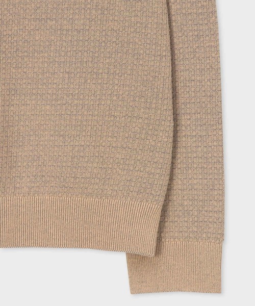 Paul Smith（ポールスミス）の「メランジ　Vネックニット / 153401 257Z（ニット/セーター・メンズ・ライトピンク/ブルー・MEDIUM/LARGE/X-LARGE）」の3枚目の写真