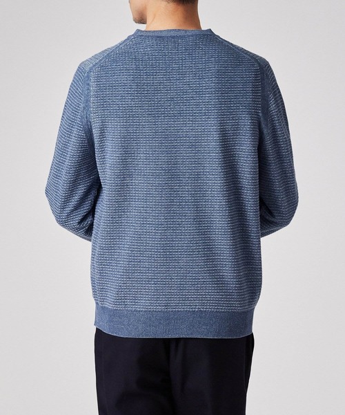 Paul Smith（ポールスミス）の「メランジ　Vネックニット / 153401 257Z（ニット/セーター・メンズ・ライトピンク/ブルー・MEDIUM/LARGE/X-LARGE）」の9枚目の写真