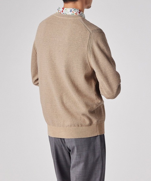 Paul Smith（ポールスミス）の「メランジ　Vネックニット / 153401 257Z（ニット/セーター・メンズ・ライトピンク/ブルー・MEDIUM/LARGE/X-LARGE）」の12枚目の写真