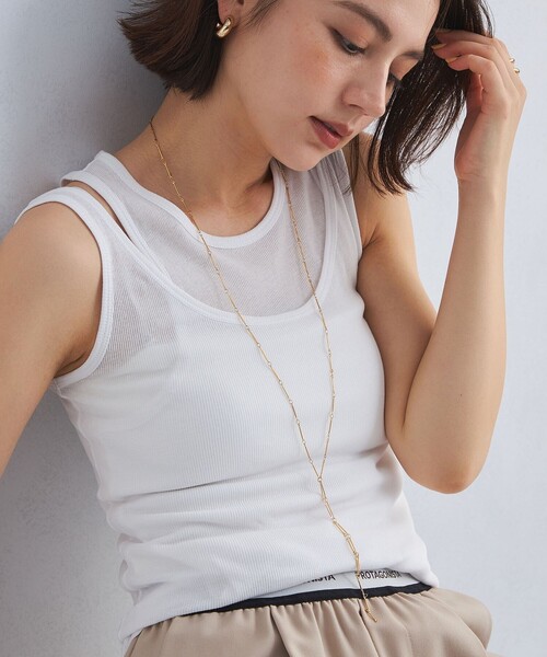 green label relaxing(グリーンレーベルリラクシング)の「【別注】<HARPIE> KAY ネックレス(ネックレス・レディース・ゴールド・FREE)」の2枚目の写真