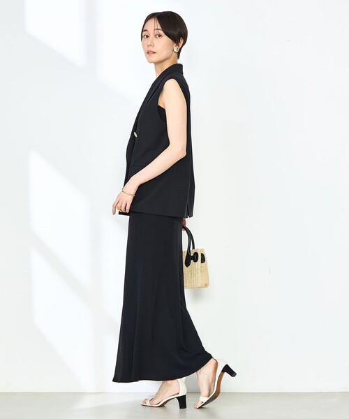 NOLLEY’S Sophi（ノーリーズソフィ）の「ウォッシャブルドライトロピカルジレ（ベスト・レディース・ブラック/ベージュ・38）」の16枚目の写真