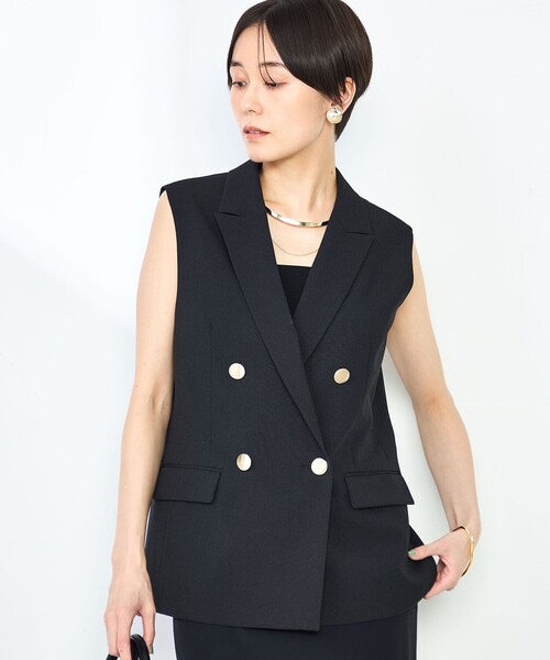 NOLLEY'S sophi ウォッシャブルフクレジャガードペプラムジレ NOLLEY'S Sophi（ノーリーズソフィ）の「フクレジャガード