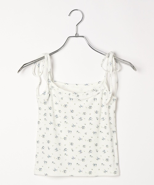 Heather（ヘザー）の「フラワーキャミ/カーディガン2P　322196（カーディガン/ボレロ・レディース・オフホワイト/ブルー/ピンク・FREE）」の10枚目の写真