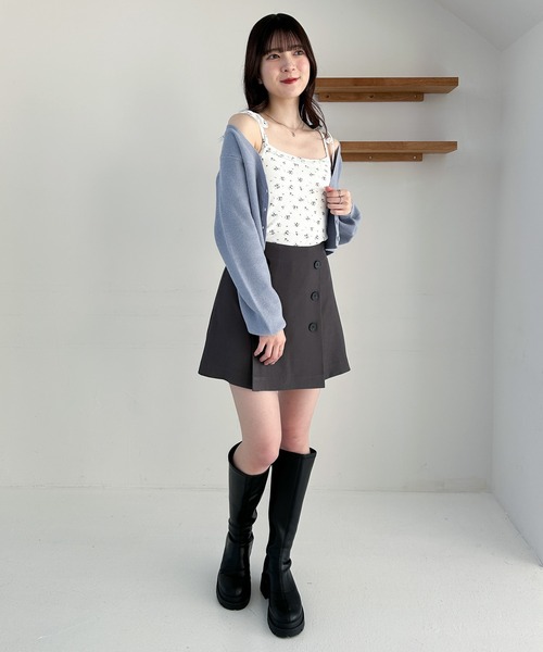 Heather（ヘザー）の「フラワーキャミ/カーディガン2P　322196（カーディガン/ボレロ・レディース・オフホワイト/ブルー/ピンク・FREE）」の21枚目の写真