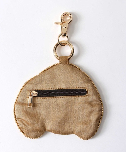ファッション雑貨・小物その他 August Harmony Traveler Keyring 4BFK450 ドッグ刺繍キーポーチ（キーケース/キーアクセサリー）｜Three
