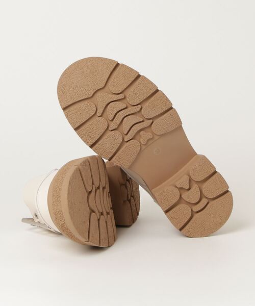 ROSE BUD(ローズバッド)の「(ALL BLACK)ベルテットプラットフォームシューズ(その他シューズ・レディース・ホワイト・38/37)」の2枚目の写真