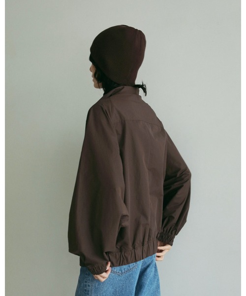 anuke ✴︎ Standcollar Zip Blouson anuke*Standcollar Zip Blousonアイボリー