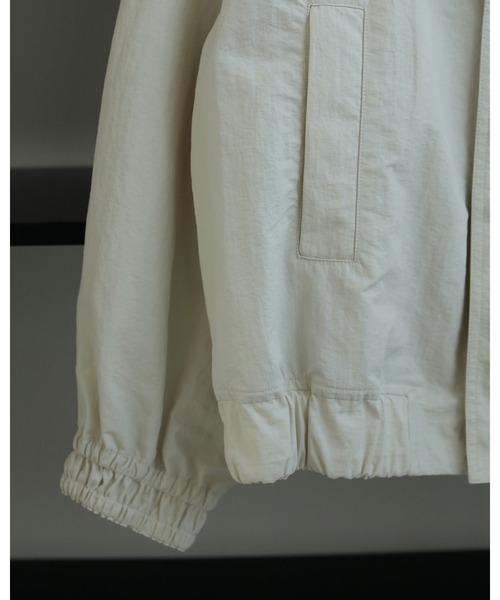 anuke アンヌーク Standcollar Zip Blouson 白 anuke アンヌーク Standcollar Zip Blouson 白 ▪︎ new item