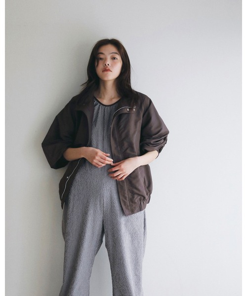 ANUKE アンヌーク Standcollar Zip Blouson 36 Standcollar Zip Blouson（ブルゾン）｜anuke（アンヌーク）の