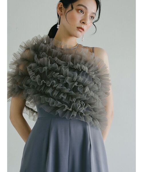 LAGUNAMOON(ラグナムーン)の「LADYフェイクパールビジューチェーンピアス(ピアス(両耳用)・レディース・アイボリー・FREE)」の6枚目の写真