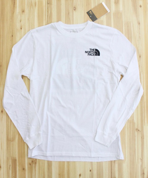 THE NORTH FACE(ザノースフェイス)の「TNF BOXロゴバックプリント ロングスリーブTシャツ M L/S BOX NSE TEE(Tシャツ/カットソー・メンズ・ホワイト系2・M/L/XL)」の7枚目の写真