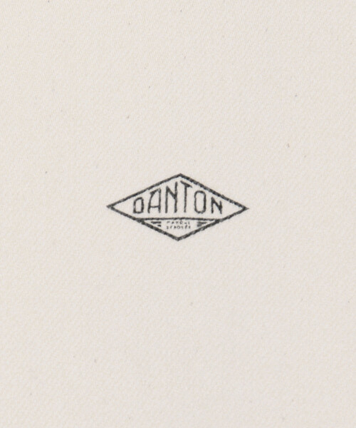 【美品】　DANTON カツラギノーカラージャケット 38 ホワイト 美品 DANTON カツラギノーカラージャケット 38 ホワイト