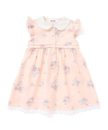 SLAP SLIP | 花柄ウエストタックジャンパースカート(80~130cm)(ジャンパースカート)