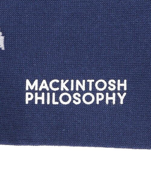 MACKINTOSH PHILOSOPHY（ﾏｯｷﾝﾄｯｼｭ ﾌｨﾛｿﾌｨｰ）の「ゴースト カジュアルソックス（ソックス/靴下・メンズ・ブルー系その他7/グリーン/グレー系その他・FREE）」の5枚目の写真