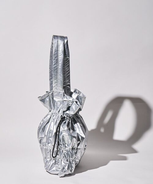 AMERICAN HOLIC（アメリカンホリック）の「シャーリングトートバッグ（ショルダーバッグ・レディース・シルバー/ブラック・FREE）」の19枚目の写真