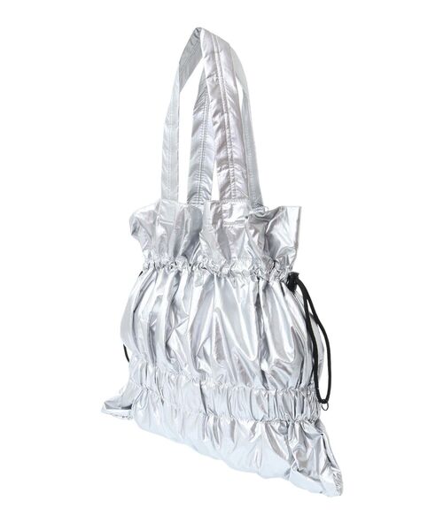 AMERICAN HOLIC（アメリカンホリック）の「シャーリングトートバッグ（ショルダーバッグ・レディース・シルバー/ブラック・FREE）」の15枚目の写真