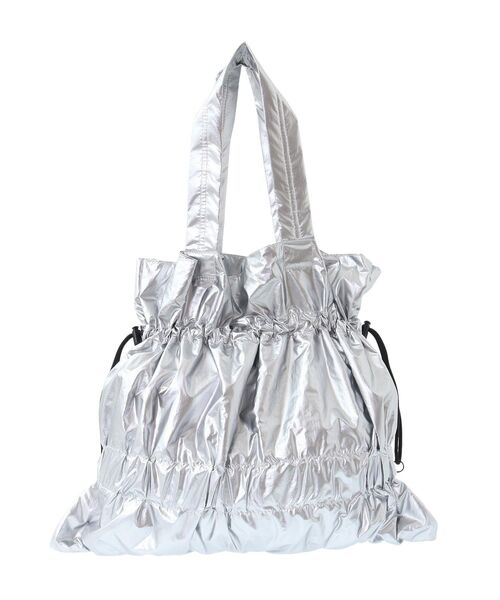 AMERICAN HOLIC（アメリカンホリック）の「シャーリングトートバッグ（ショルダーバッグ・レディース・シルバー/ブラック・FREE）」の7枚目の写真