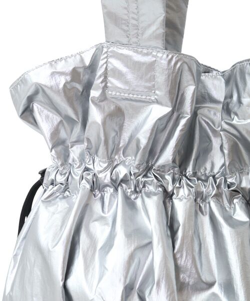 AMERICAN HOLIC（アメリカンホリック）の「シャーリングトートバッグ（ショルダーバッグ・レディース・シルバー/ブラック・FREE）」の9枚目の写真