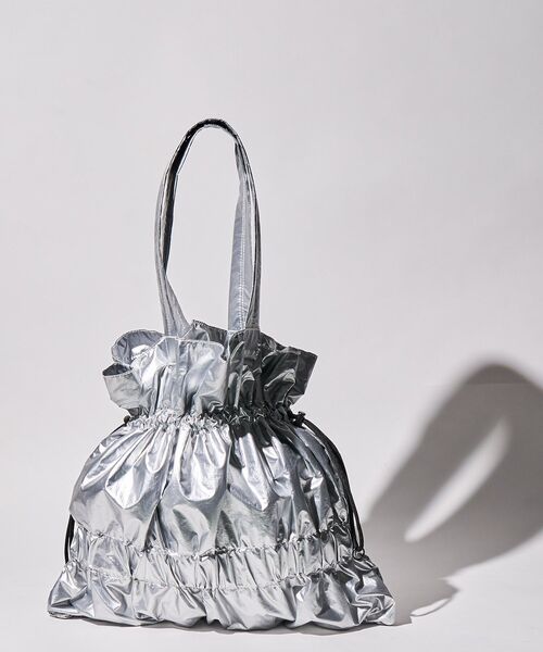 AMERICAN HOLIC（アメリカンホリック）の「シャーリングトートバッグ（ショルダーバッグ・レディース・シルバー/ブラック・FREE）」の20枚目の写真