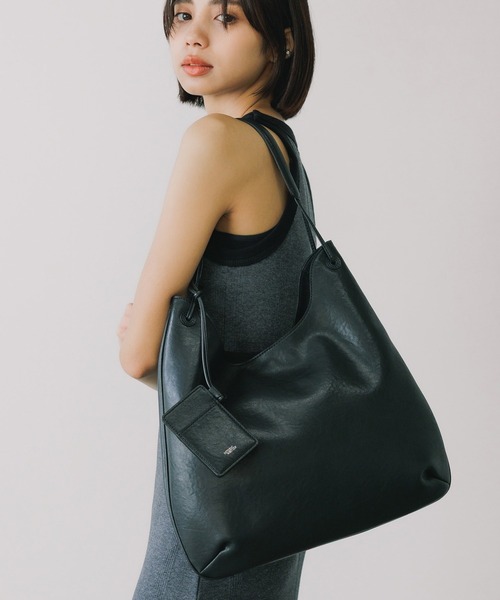 NOTHING WRITTEN ♥ Medium shoulder hobo bag /追跡付 NOTHING WRITTEN ♥ Medium shoulder hobo bag /追跡付 Medium
