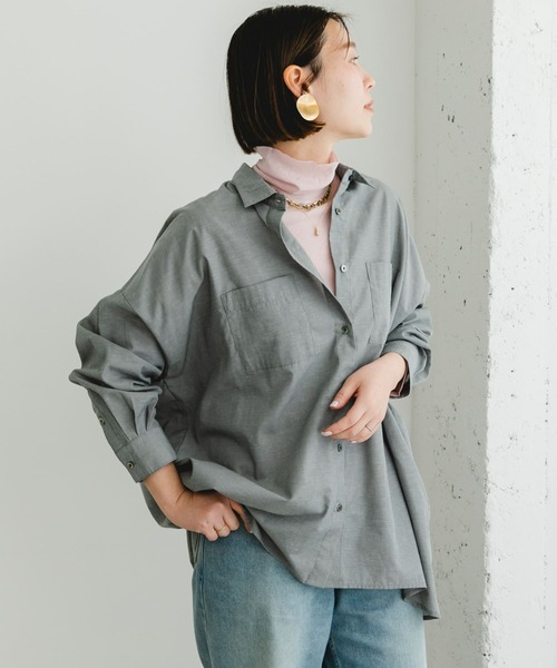 F by ROSSO(エフバイロッソ)の「リンネル8月号掲載『UR TECH』F by ROSSO イージーリネンオーバーシャツ(シャツ/ブラウス・レディース・ブラウン系その他/グレー/ピンク/ネイビー/ブルー系その他・FREE)」の20枚目の写真