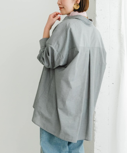 F by ROSSO(エフバイロッソ)の「リンネル8月号掲載『UR TECH』F by ROSSO イージーリネンオーバーシャツ(シャツ/ブラウス・レディース・ブラウン系その他/グレー/ピンク/ネイビー/ブルー系その他・FREE)」の21枚目の写真