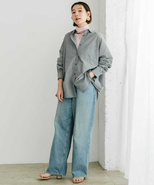 F by ROSSO(エフバイロッソ)の「リンネル8月号掲載『UR TECH』F by ROSSO イージーリネンオーバーシャツ(シャツ/ブラウス・レディース・ブラウン系その他/グレー/ピンク/ネイビー/ブルー系その他・FREE)」の22枚目の写真