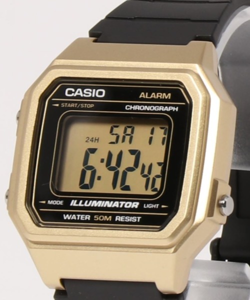 CASIO(カシオ)の「【RS】【CASIO】クラシックスクエア デジタル(アナログ腕時計・レディース・ゴールド/ブラウン/シルバー・FREE)」の6枚目の写真