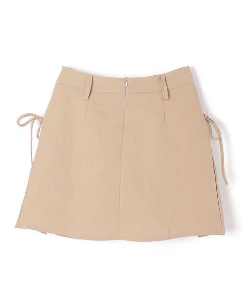 high waist box pleats mini skirt/ハイウエストボックスプリーツミニ