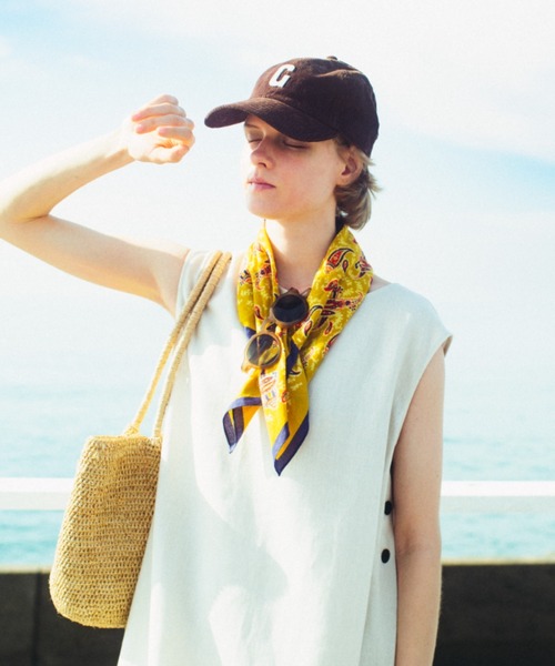 human woman（ヒューマンウーマン）の「◆Bonjourラフィアバッグ（かごバッグ・レディース・ホワイト系その他/ブラック・ﾌﾘ-）」の17枚目の写真