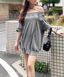 SPIRALGIRL | チョーカーピグメントワンピース(ワンピース)