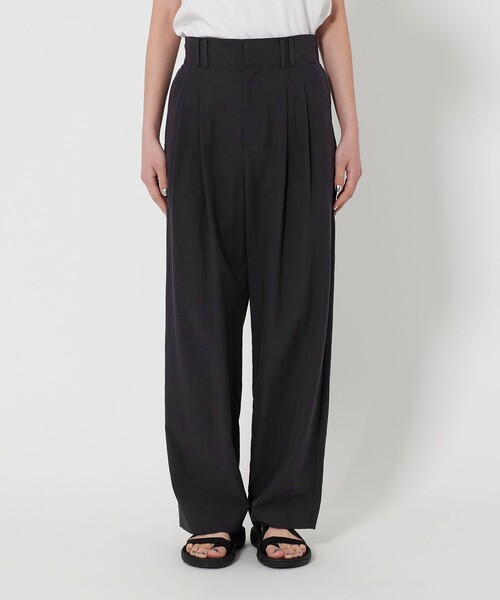 BEAUTY&YOUTH UNITED ARROWS（ビューティーアンドユースユナイテッドアローズ）の「セルロースブレンド バックゴム ワイドパンツ（その他パンツ・レディース・ナチュラル/ダークグレー/ブラック/クリーム・XS/L/M/S）」の17枚目の写真