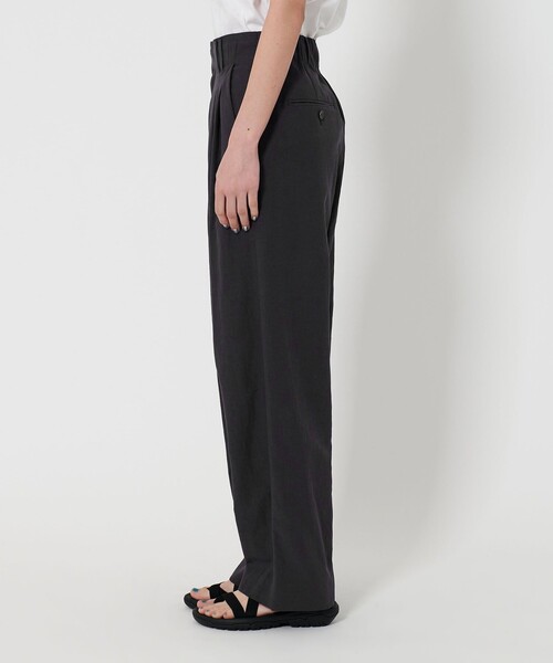 BEAUTY&YOUTH UNITED ARROWS（ビューティーアンドユースユナイテッドアローズ）の「セルロースブレンド バックゴム ワイドパンツ（その他パンツ・レディース・ナチュラル/ダークグレー/ブラック/クリーム・XS/L/M/S）」の18枚目の写真