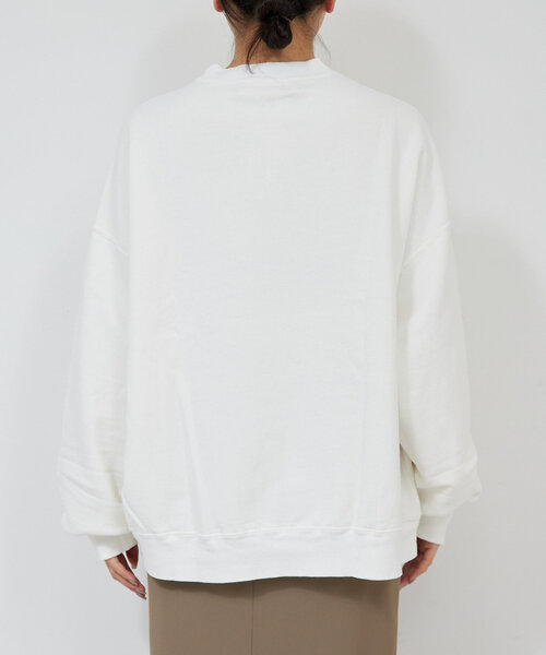 GALLARDAGALANTE(ガリャルダガランテ)の「【REMIRELIEF】ヴィンテージ風スウェット(パーカー・レディース・オフホワイト/グレー・MEDIUM)」の7枚目の写真