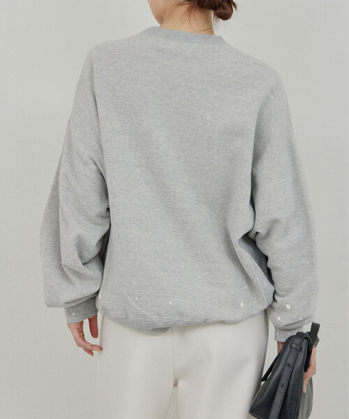 GALLARDAGALANTE(ガリャルダガランテ)の「【REMIRELIEF】ヴィンテージ風スウェット(パーカー・レディース・オフホワイト/グレー・MEDIUM)」の9枚目の写真