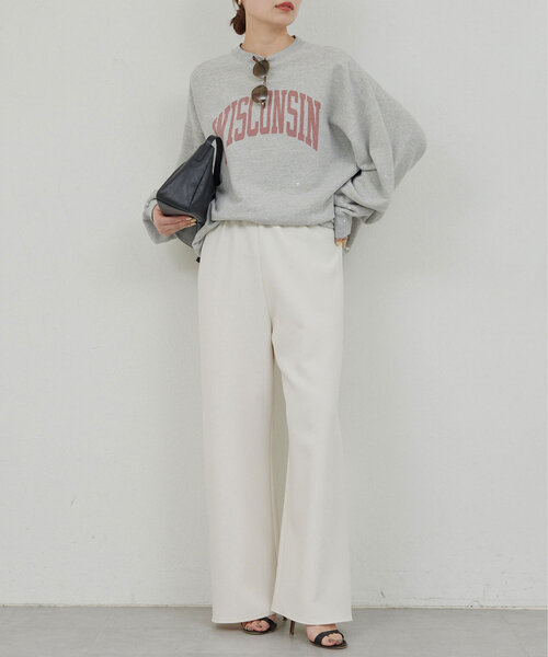 GALLARDAGALANTE(ガリャルダガランテ)の「【REMIRELIEF】ヴィンテージ風スウェット(パーカー・レディース・オフホワイト/グレー・MEDIUM)」の10枚目の写真