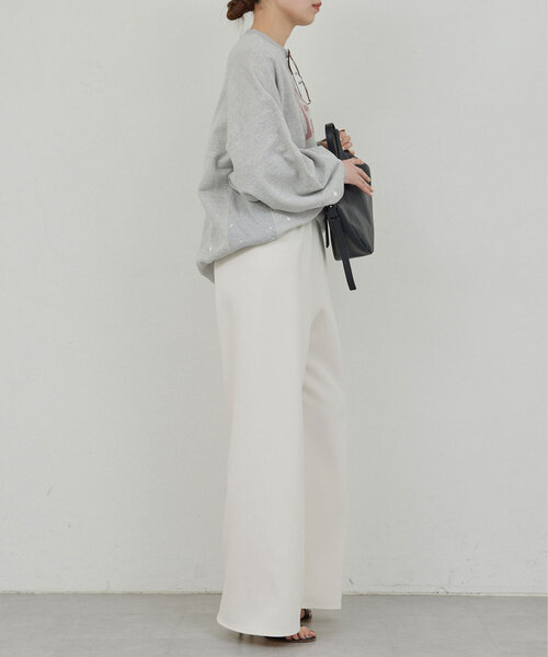 GALLARDAGALANTE(ガリャルダガランテ)の「【REMIRELIEF】ヴィンテージ風スウェット(パーカー・レディース・オフホワイト/グレー・MEDIUM)」の11枚目の写真