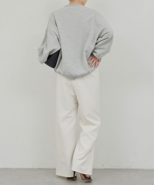 GALLARDAGALANTE(ガリャルダガランテ)の「【REMIRELIEF】ヴィンテージ風スウェット(パーカー・レディース・オフホワイト/グレー・MEDIUM)」の12枚目の写真