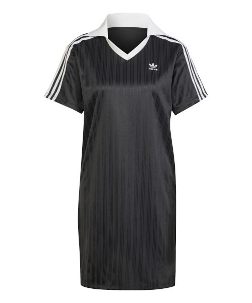 adidas Originals ADICOLOR FOOTBALL JACQUARD V-NECK DRESS