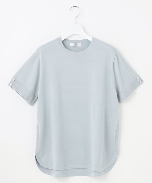 J.PRESS(ジェイプレス)の「【洗える】COTTON POLYESTER 袖ボタン ニット(ニット/セーター・レディース・ベージュ系/ふじ色系/ネイビー系/サックスブルー系・T13)」の13枚目の写真