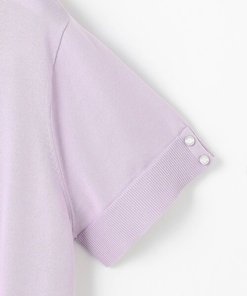 J.PRESS(ジェイプレス)の「【洗える】COTTON POLYESTER 袖ボタン ニット(ニット/セーター・レディース・ベージュ系/ふじ色系/ネイビー系/サックスブルー系・T13)」の19枚目の写真