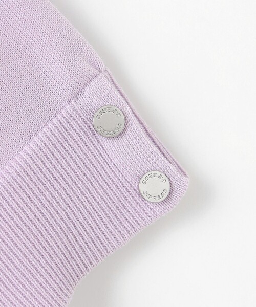 J.PRESS(ジェイプレス)の「【洗える】COTTON POLYESTER 袖ボタン ニット(ニット/セーター・レディース・ベージュ系/ふじ色系/ネイビー系/サックスブルー系・T13)」の20枚目の写真