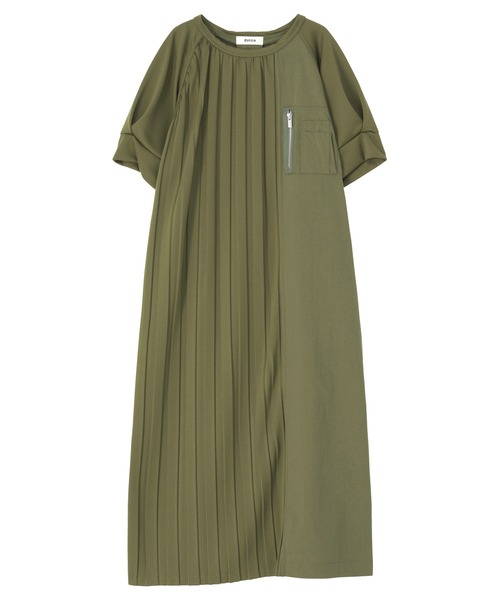 ZUCCAのワンピース ZUCCa / S サッカーチェックジャージィー / ワンピース(M navy