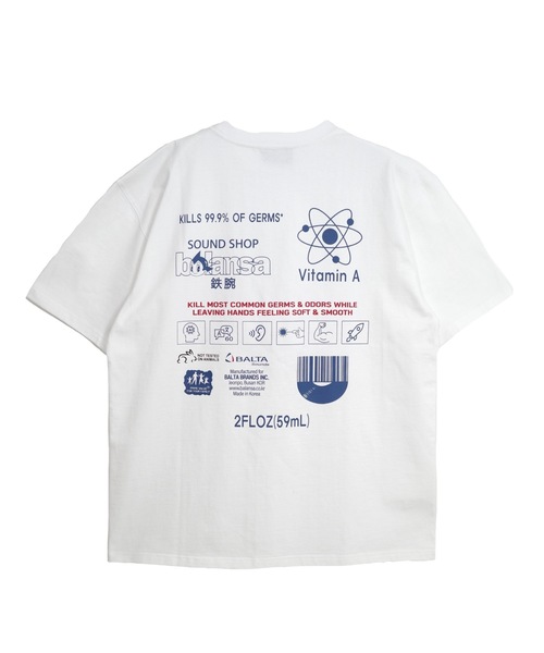 balansa(バランサ)の「S/S TEE | SOUND SHOP balansa × ASTRO BOY(Tシャツ/カットソー・メンズ・ホワイト/ブラック・MEDIUM/LARGE/X-LARGE)」の5枚目の写真