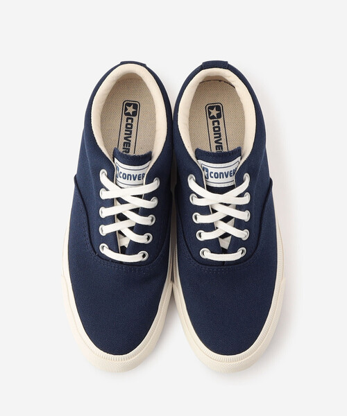 CONVERSE(コンバース)の「CONVERSE | SKIDGRIP NAVY WOMEN(スニーカー・レディース・ネイビー・5h/5/4h/4)」の4枚目の写真