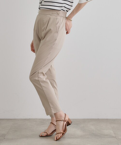 grove（グローブ）の「【冷感】サマーハイパーストレッチテーパードパンツ（その他パンツ・レディース・ネイビー/カーキ/ブラック/ナチュラル/チャコールグレー/ブラック系1・03/02/04/05/01）」の19枚目の写真