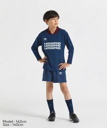UMBRO（アンブロ）の「UMBRO THE THIRD JUNIOR FEEL TECH PRACTICE SHIRT（アンブロ THE THIRD ジュニアフィールテックプラクティスシャツ）（Tシャツ/カットソー・キッズ）」