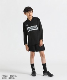 UMBRO（アンブロ）の「UMBRO THE THIRD JUNIOR FEEL TECH PRACTICE SHIRT（アンブロ THE THIRD ジュニアフィールテックプラクティスシャツ）（Tシャツ/カットソー・キッズ）」